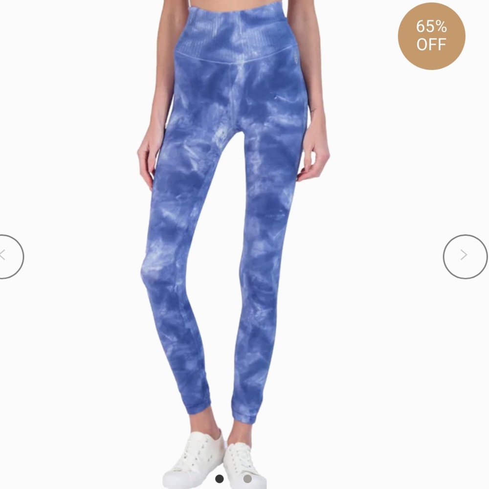 FP Free People NWT: GOOD KARMA HIGH RISE TIE DYE 7/8 LEGGINGS